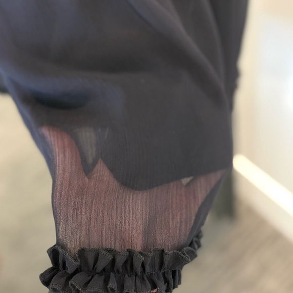 Black Ruffled Sundress - Picture 3 of 4